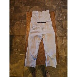 PRACTICE baseball pants (2) - white - youth L & youth XL (FLAWED)